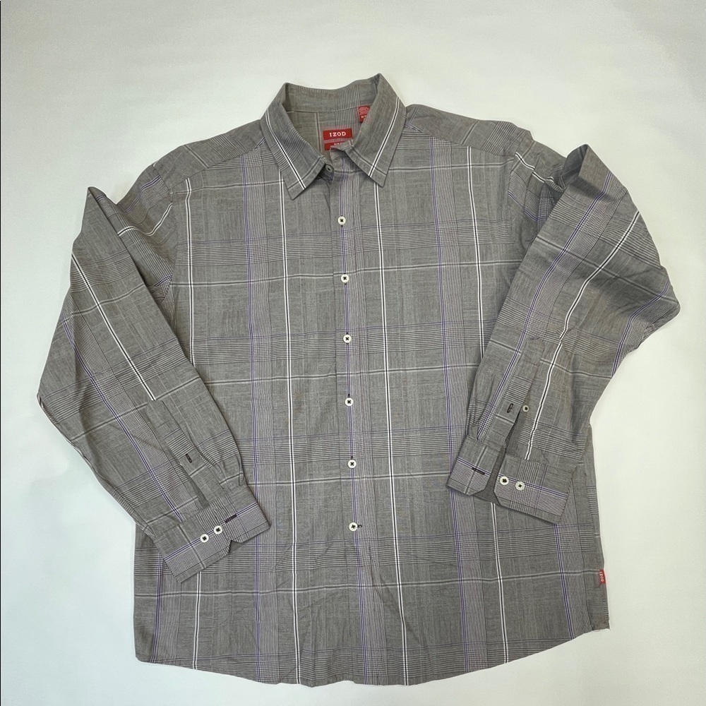 IZOD XL Slim Fit CASUAL BUTTON DOWN